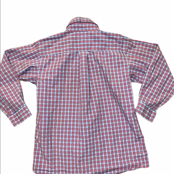 Vineyard Vines Boy’s Plaid Whale Button Down Shirt - Picture 3 of 5